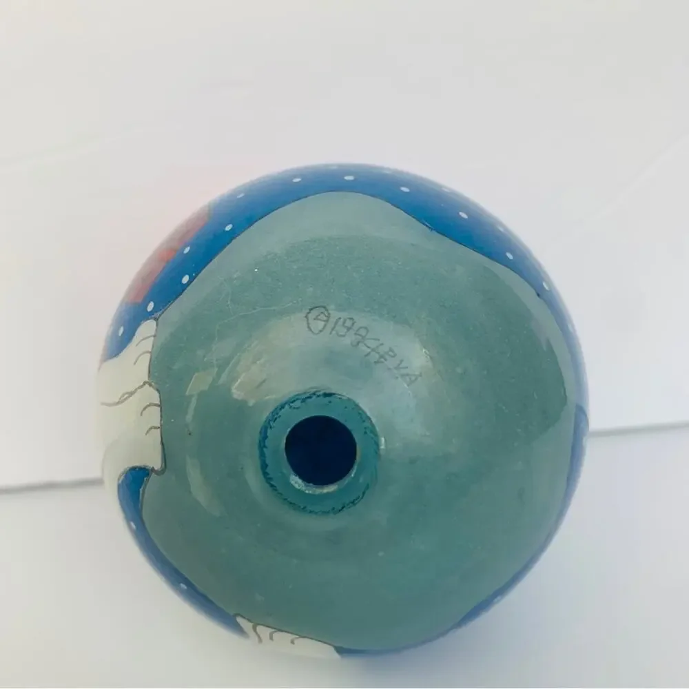1994 BYA Glass Polar Bear Ornament